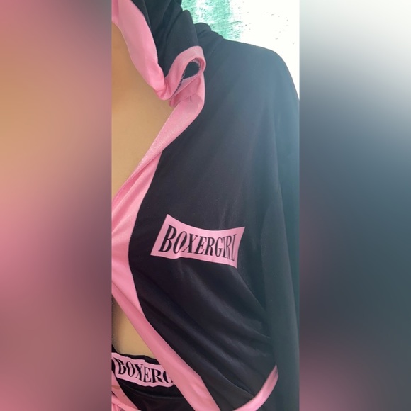 🎃 Halloween Costume Sexy Boxer Girl 🩷🖤 Size 1X/2X 18-20 - Picture 2 of 4